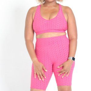 Scrunched Bra Top and Shorts Set